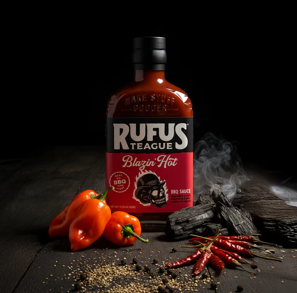 Rufus Teague Blazin' Hot BBQ Sauce, 15.25 oz.