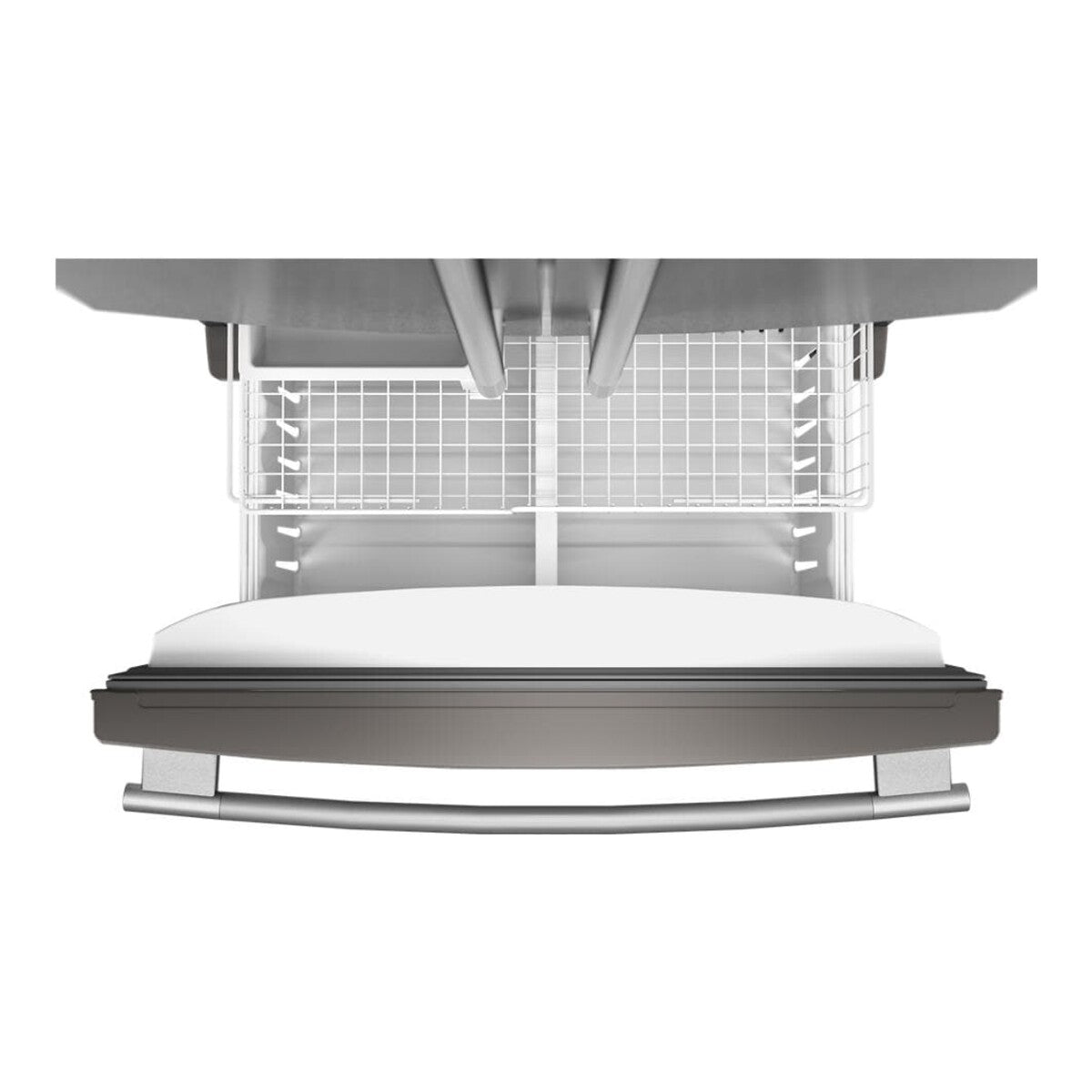 22 Cu. Ft. 33-Inch Bottom Mount Refrigerator with Right Door Swing in PrintShield® Stainless Steel