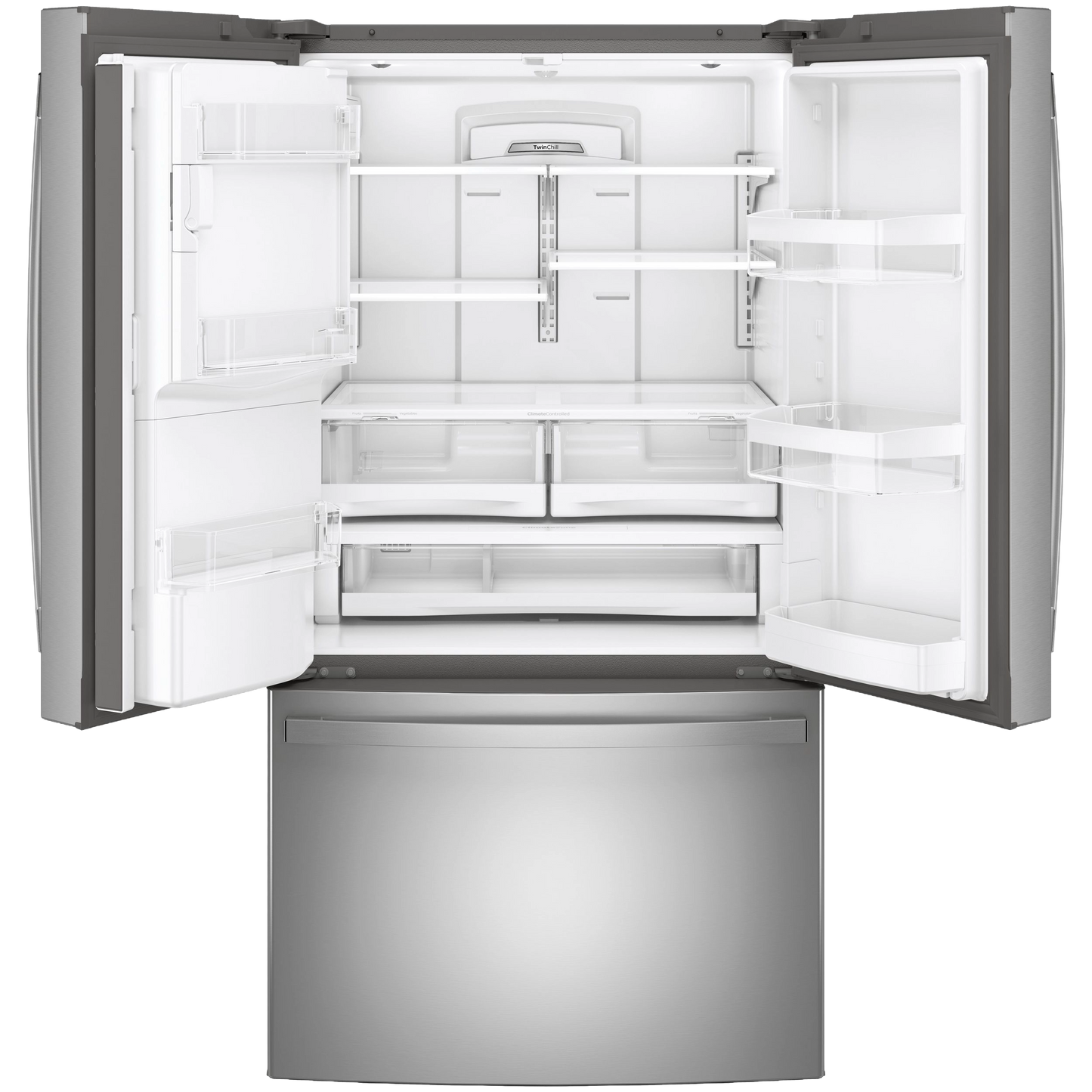 GE® ENERGY STAR® 27.7 Cu. Ft. Fingerprint Resistant French-Door Refrigerator