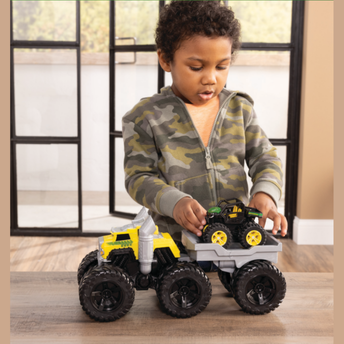 ERTL Monster Treads Rev and Soar Semi Playset