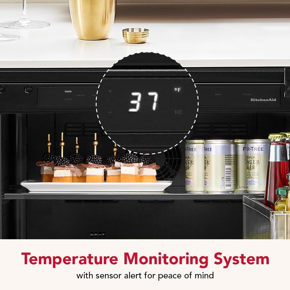 24" Undercounter Refrigerator with Stainless Steel Door