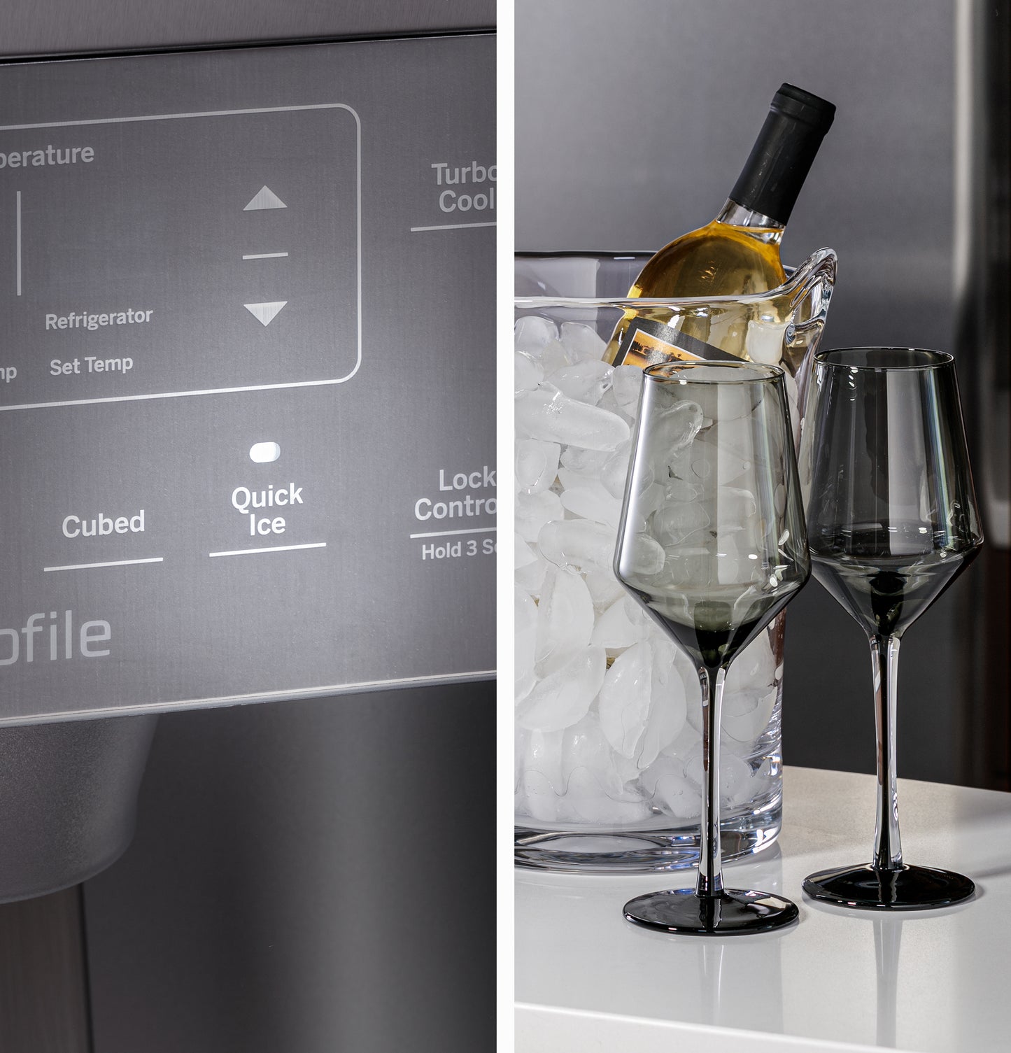 GE Profile™ ENERGY STAR® 25.3 Cu. Ft. Side-by-Side Refrigerator