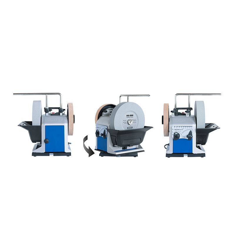 Rotating base accessory for sharpening tools enabling smooth 180-degree swivel for precise home improvement tasks