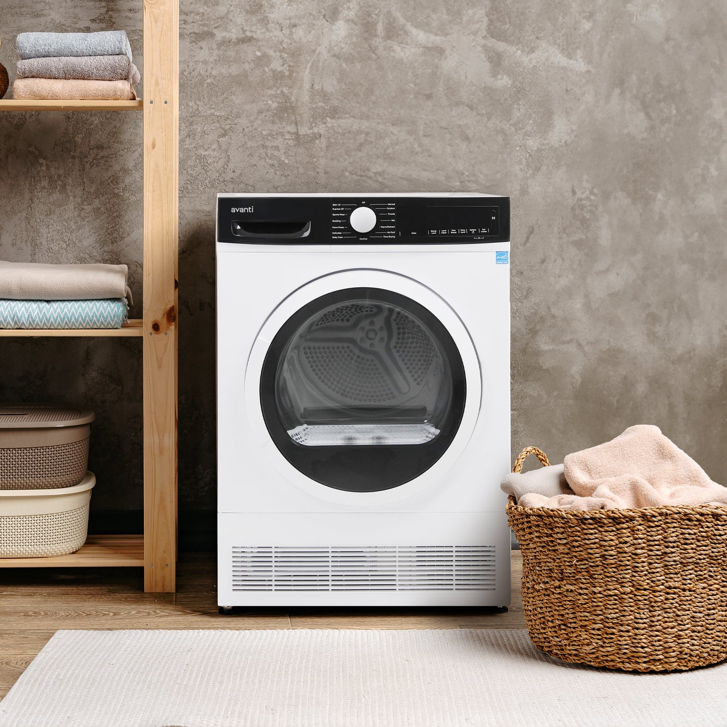 Avanti Front Load Clothes Dryer - White