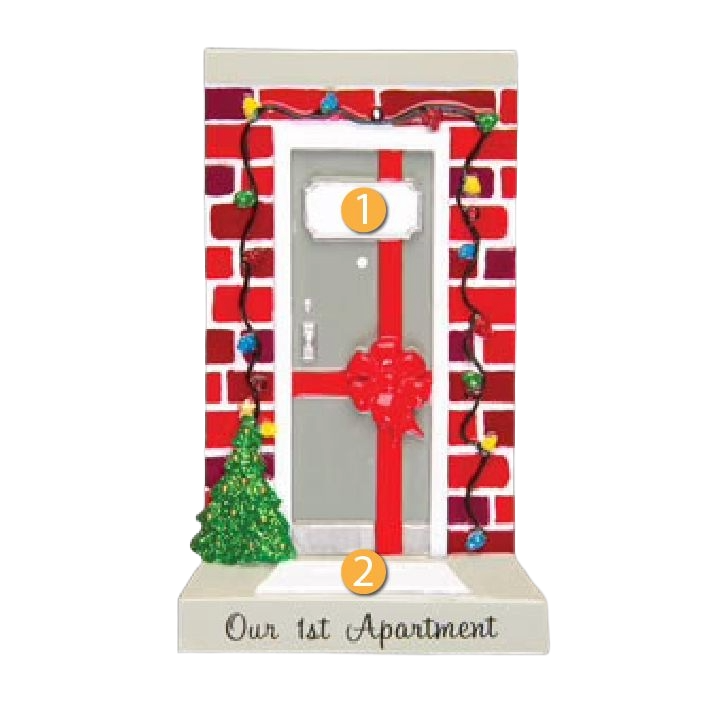 PolarX Personalized Our First New Apartment Ornament