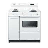 36" Wide Electric Coil Top Range