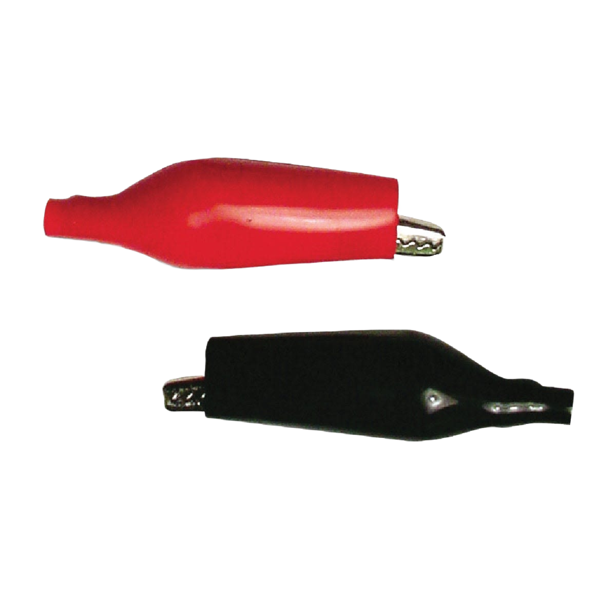 Set of red and black insulated alligator clips for electrical connections in Home Improvement and Electrical collections