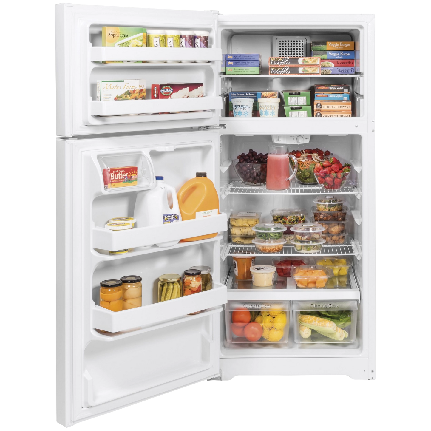 GE® ENERGY STAR® 15.6 Cu. Ft. Top-Freezer Refrigerator