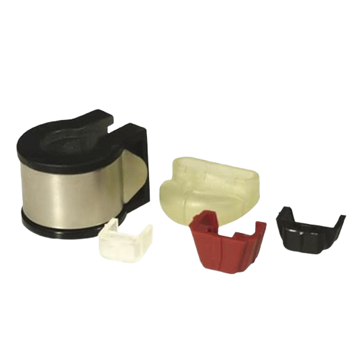 Replacement no-mar pads and clips in black, red, white, and translucent for tool maintenance under $50 collections