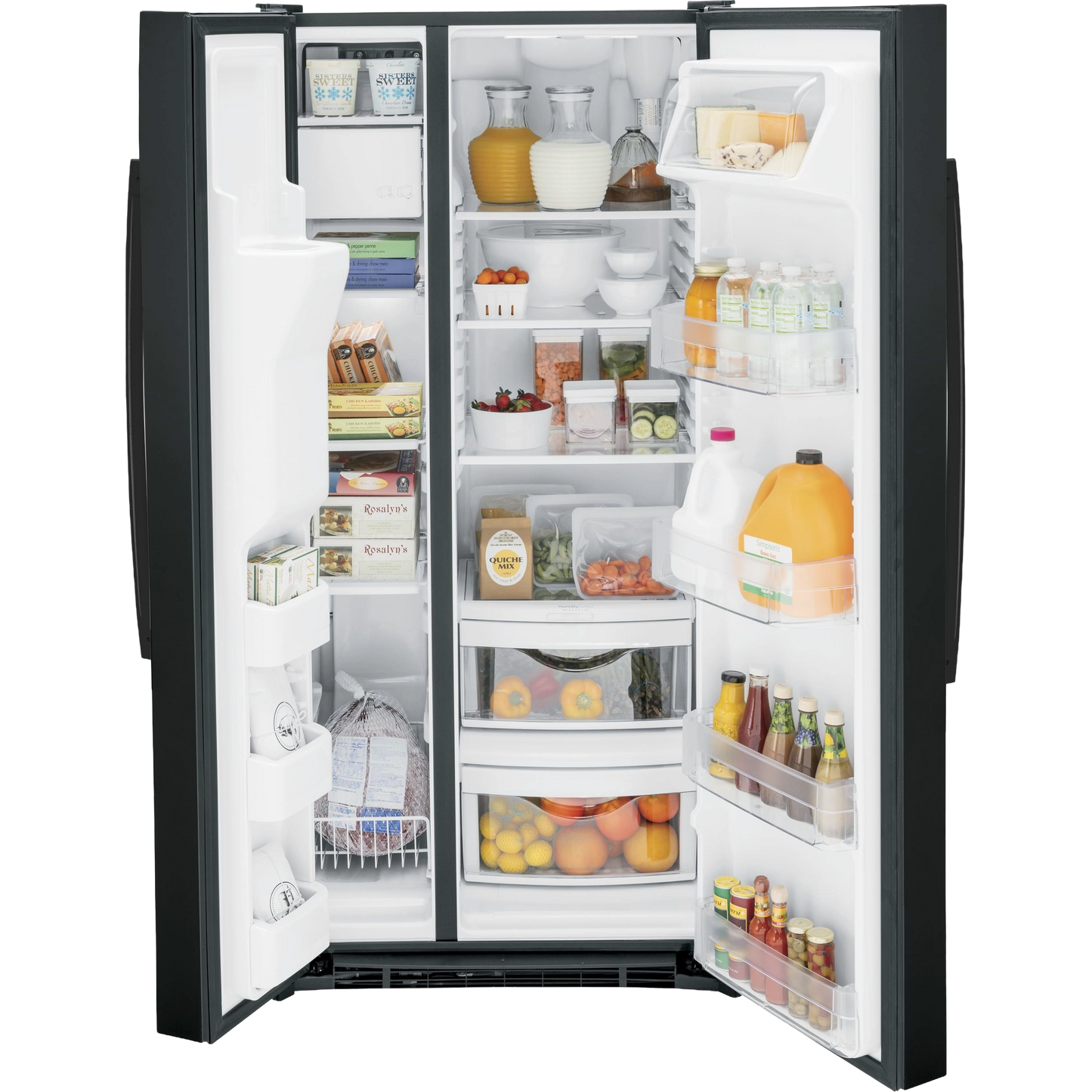GE® ENERGY STAR® 23.0 Cu. Ft. Side-By-Side Refrigerator