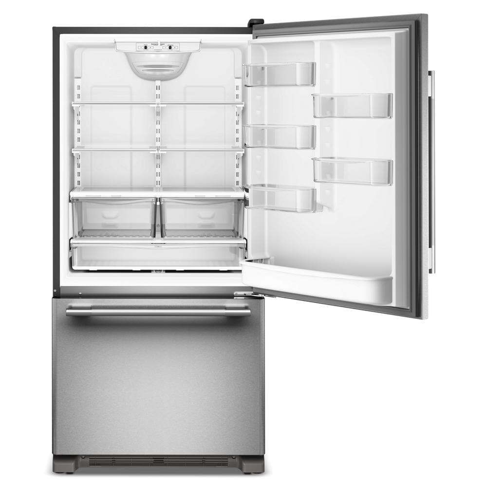 22 Cu. Ft. 33-Inch Standard-Depth Bottom Mount Refrigerator with Right Door Swing