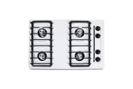 30" Wide 4-Burner Gas Cooktop, Battery Start Ignition