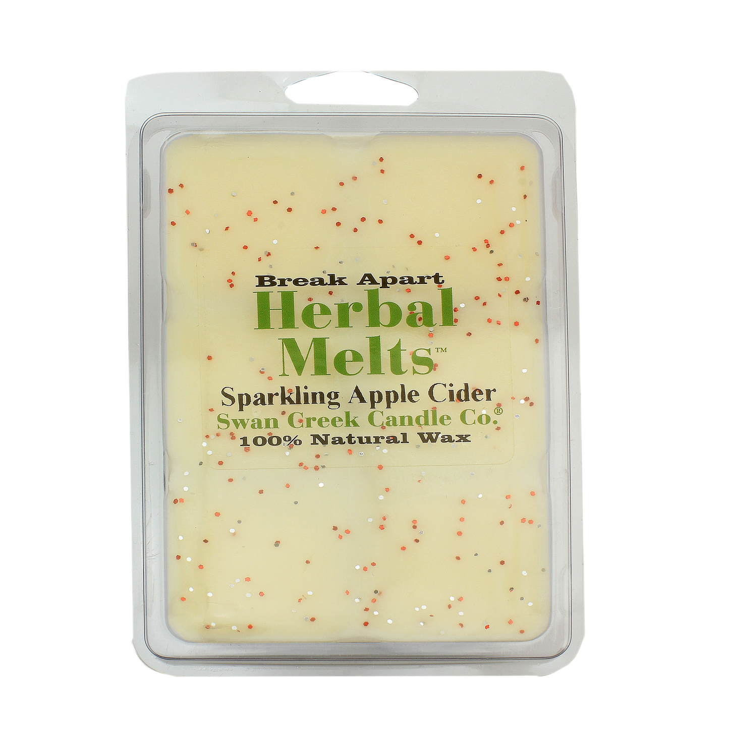 Pack of natural wax melts with red and white speckles for home accents and decor under $50 collection