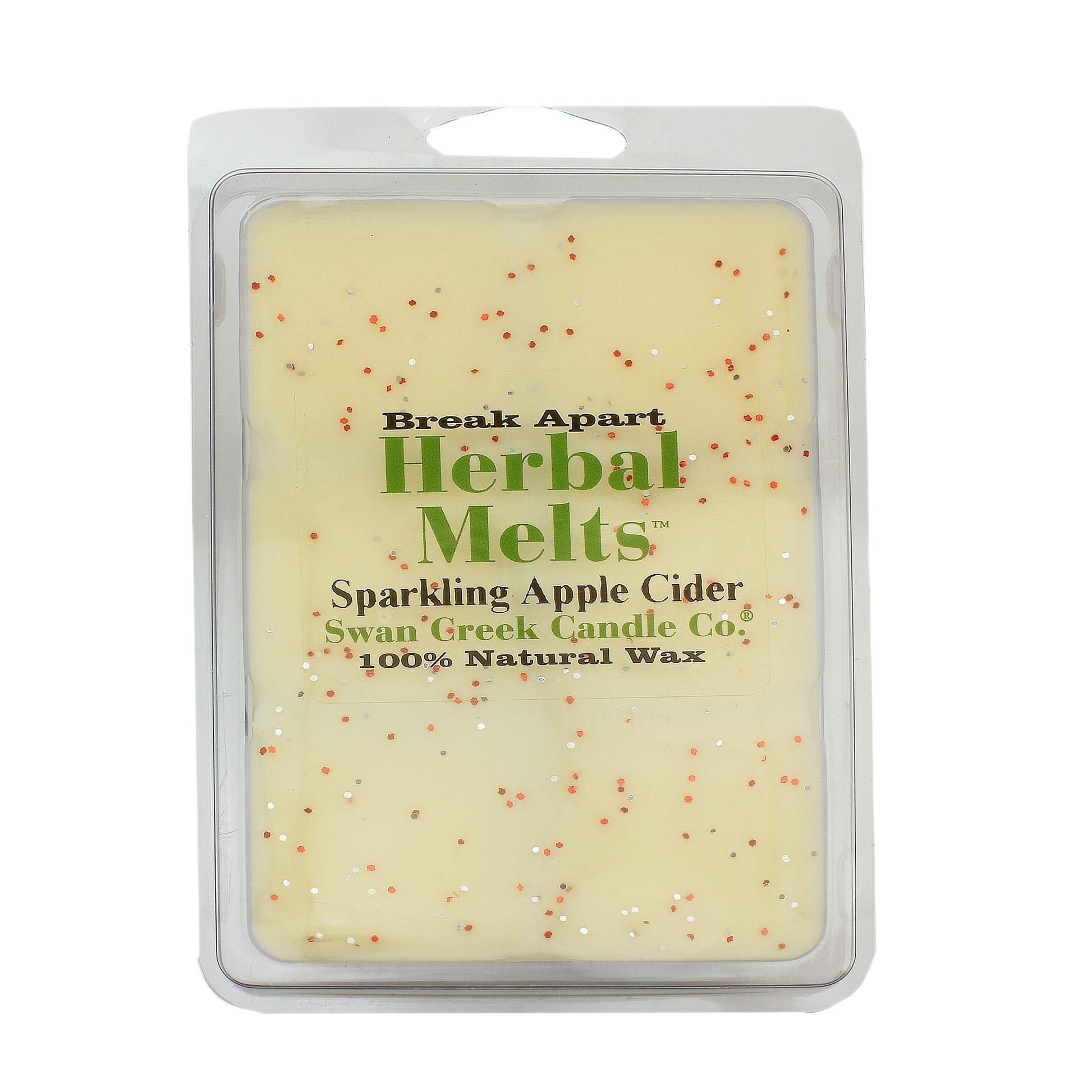 Pack of natural wax melts with red and white speckles for home accents and decor under $50 collection