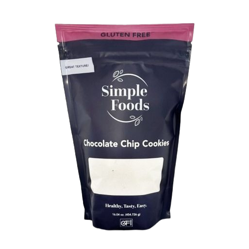 Resealable pouch of gluten free cookie mix with chocolate chips for easy baking in Food & Beverage under $50 collection