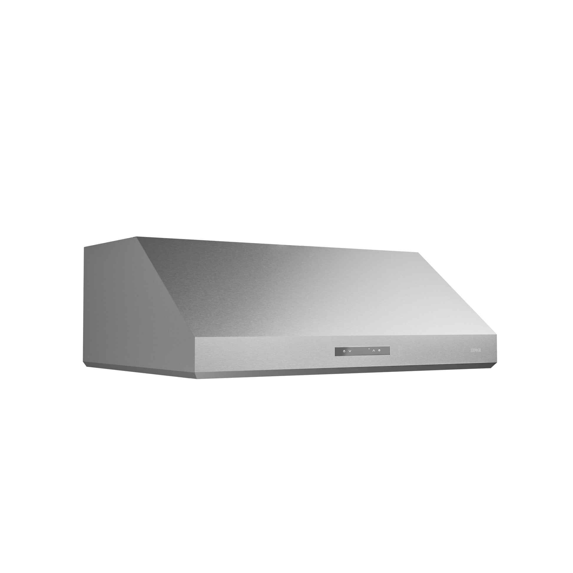steel under cabinet range hood with touch controls in kitchen appliances and under cabinet range hoods collection