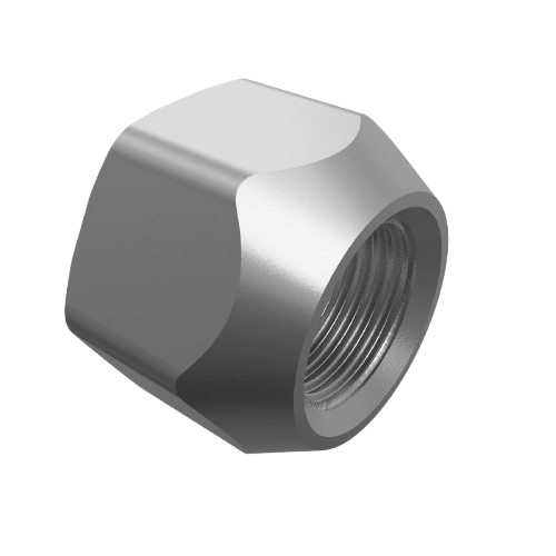Silver 1/2 inch threaded wheel nut for John Deere parts and hardware under $50 in tools and home improvement collections