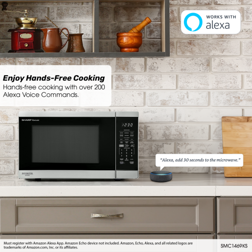 1.4 CF Smart Countertop Microwave Oven, Orville Redenbacher's Certified