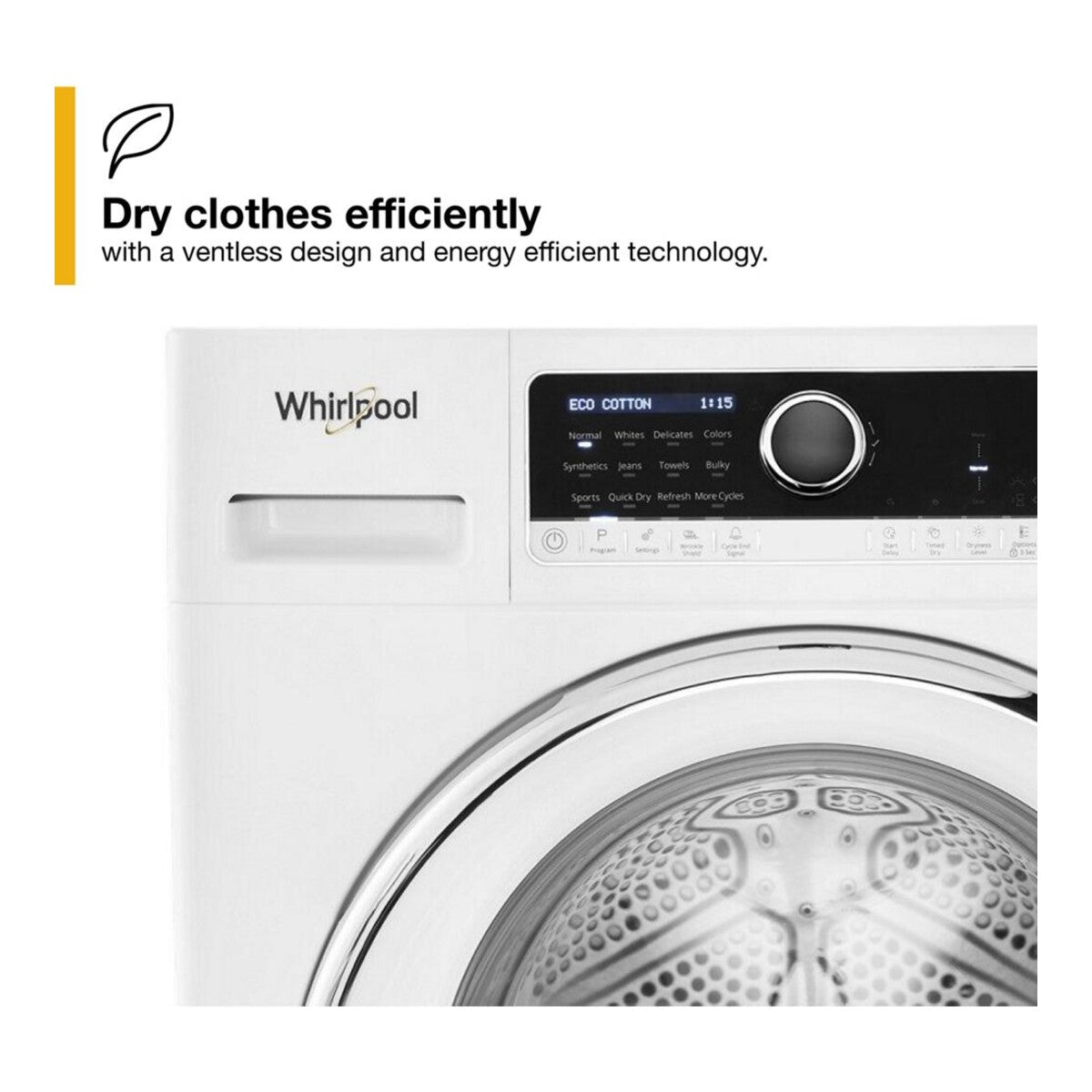 4.3 Cu. Ft. 24" Small Space Ventless Dryer