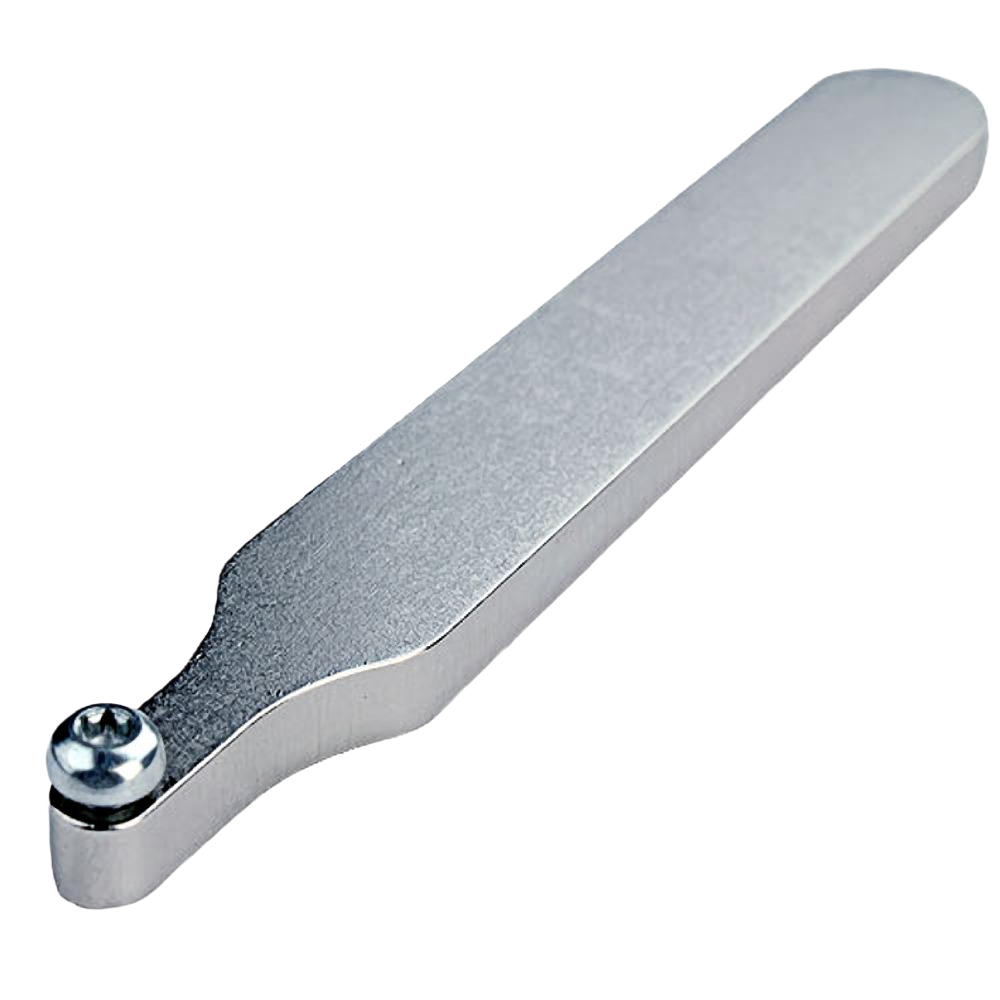 Metal sharpening accessory with ergonomic handle designed for woodworking tools and home improvement tasks under $50