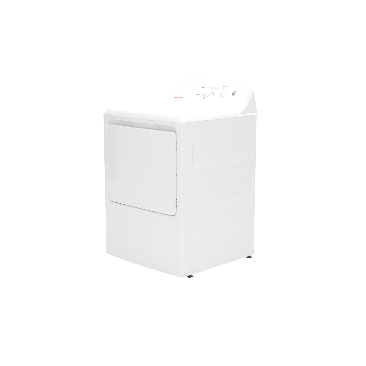 Hotpoint® 6.2 cu. ft. Capacity Gas Dryer with Up To 120 ft. Venting and Shallow Depth