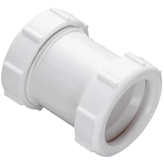 Do it Best 1-1/2" White PVC Coupling