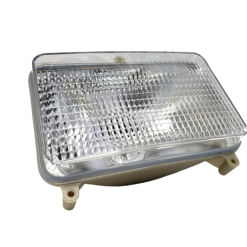 Rectangular clear headlight lens with mounting points for John Deere parts and accessories under $100 collections