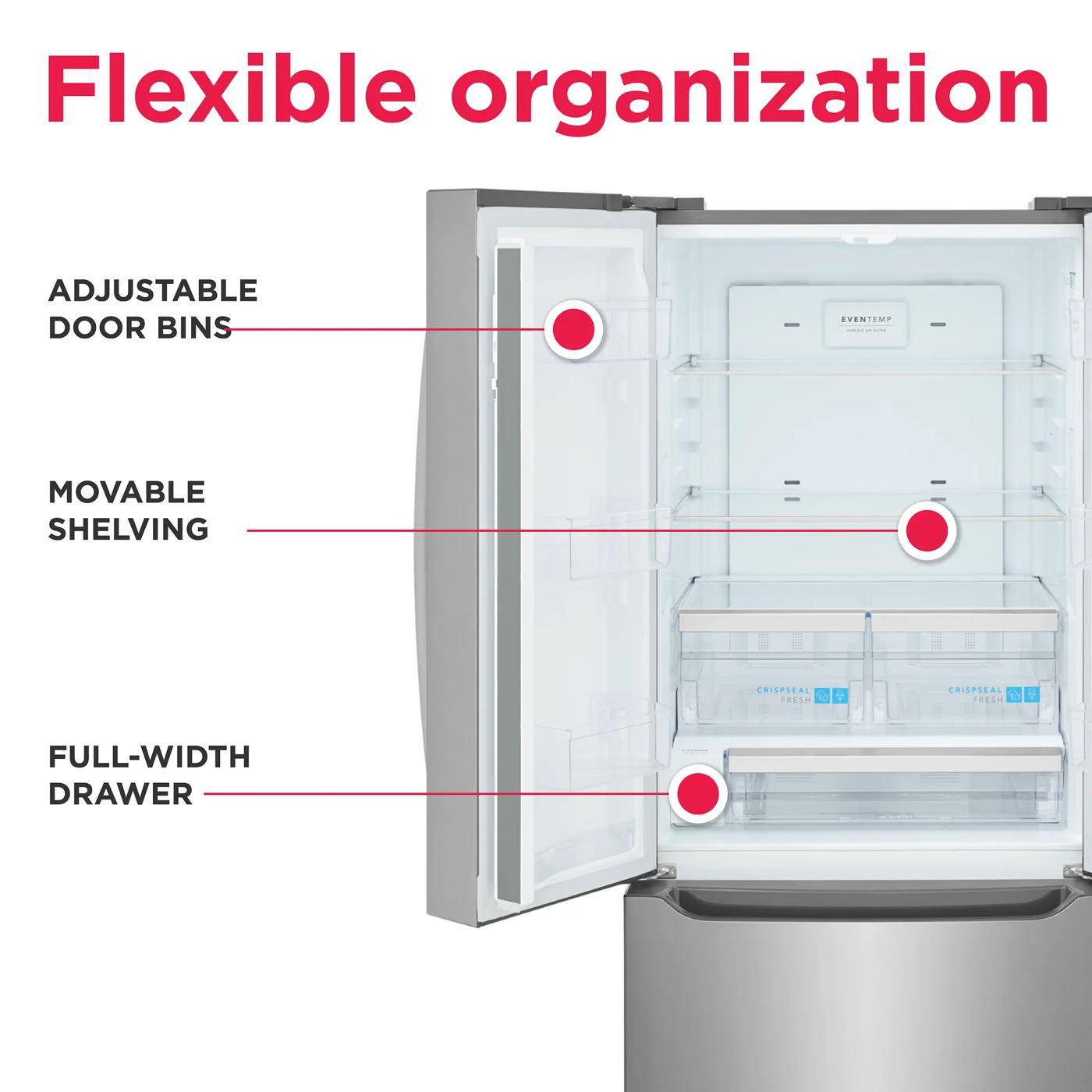 20 Cu. Ft. Standard-Depth French Door Refrigerator