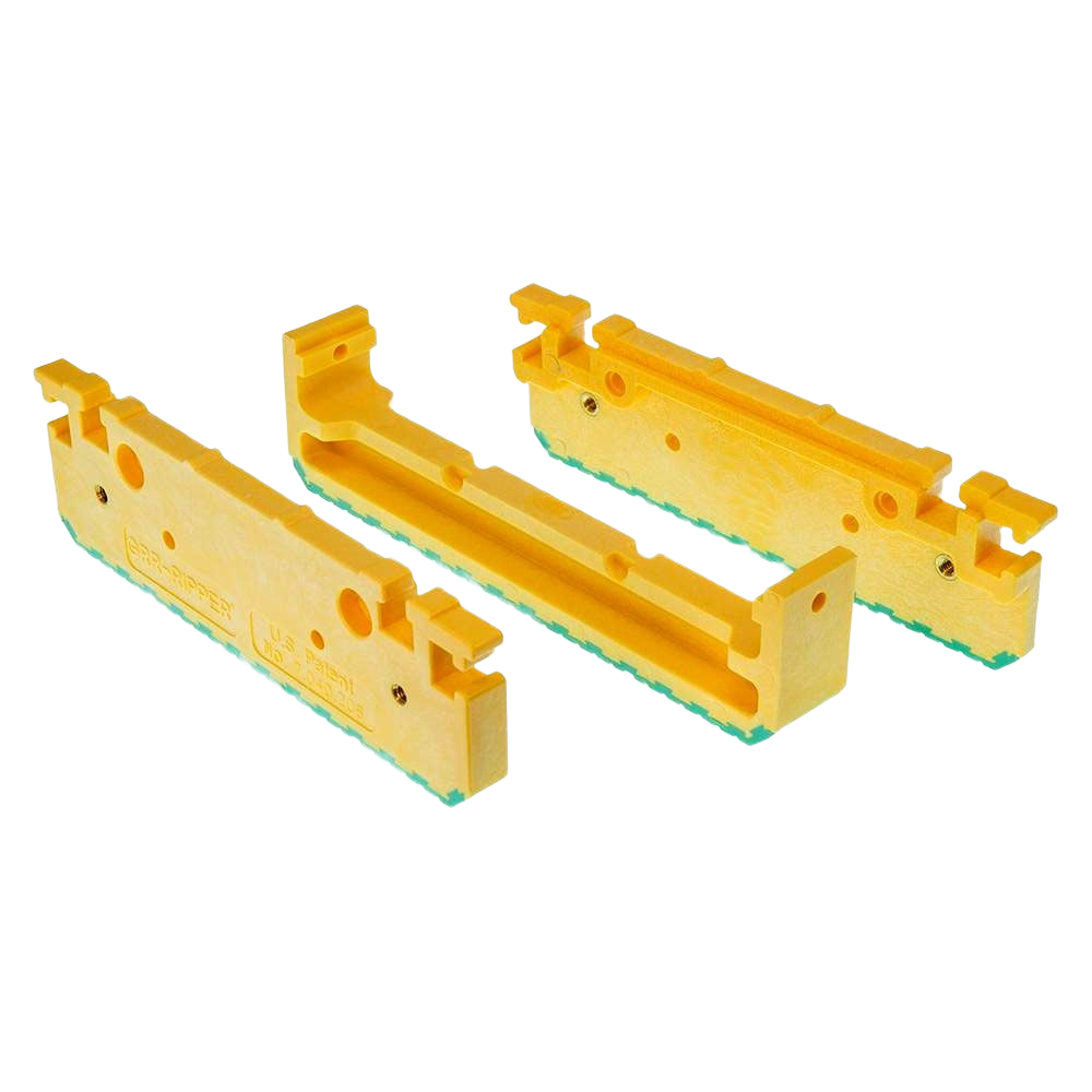 Set of three yellow replacement legs designed for saw accessories in power tool and home improvement collections
