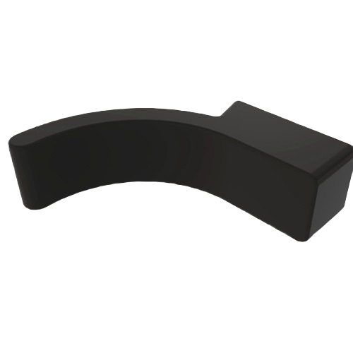 Black curved quarter bearing component for John Deere parts and accessories in tools and hardware collections