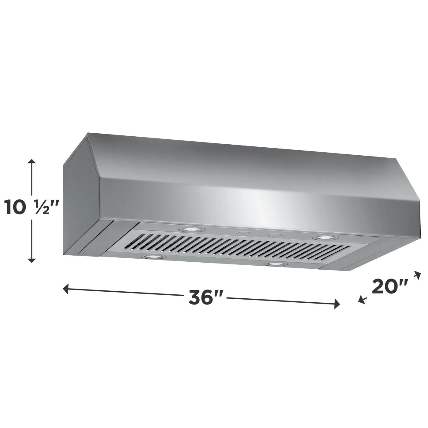 36" Under Cabinet Range Hood