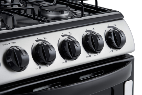20" Gas Range, 2 Oven Racks,Window, 4 Open Burners, ADA, Manual Clean