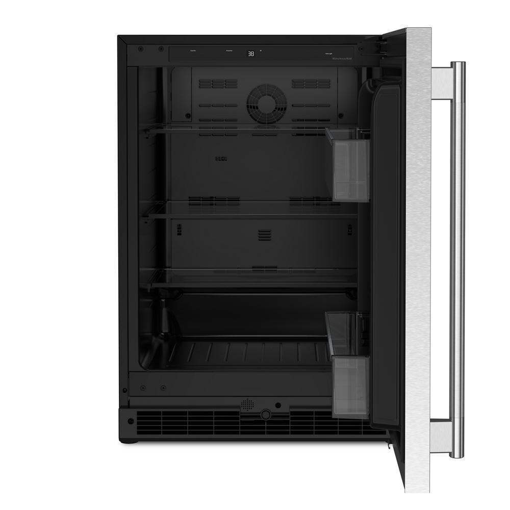 24" Undercounter Refrigerator with Stainless Steel Door