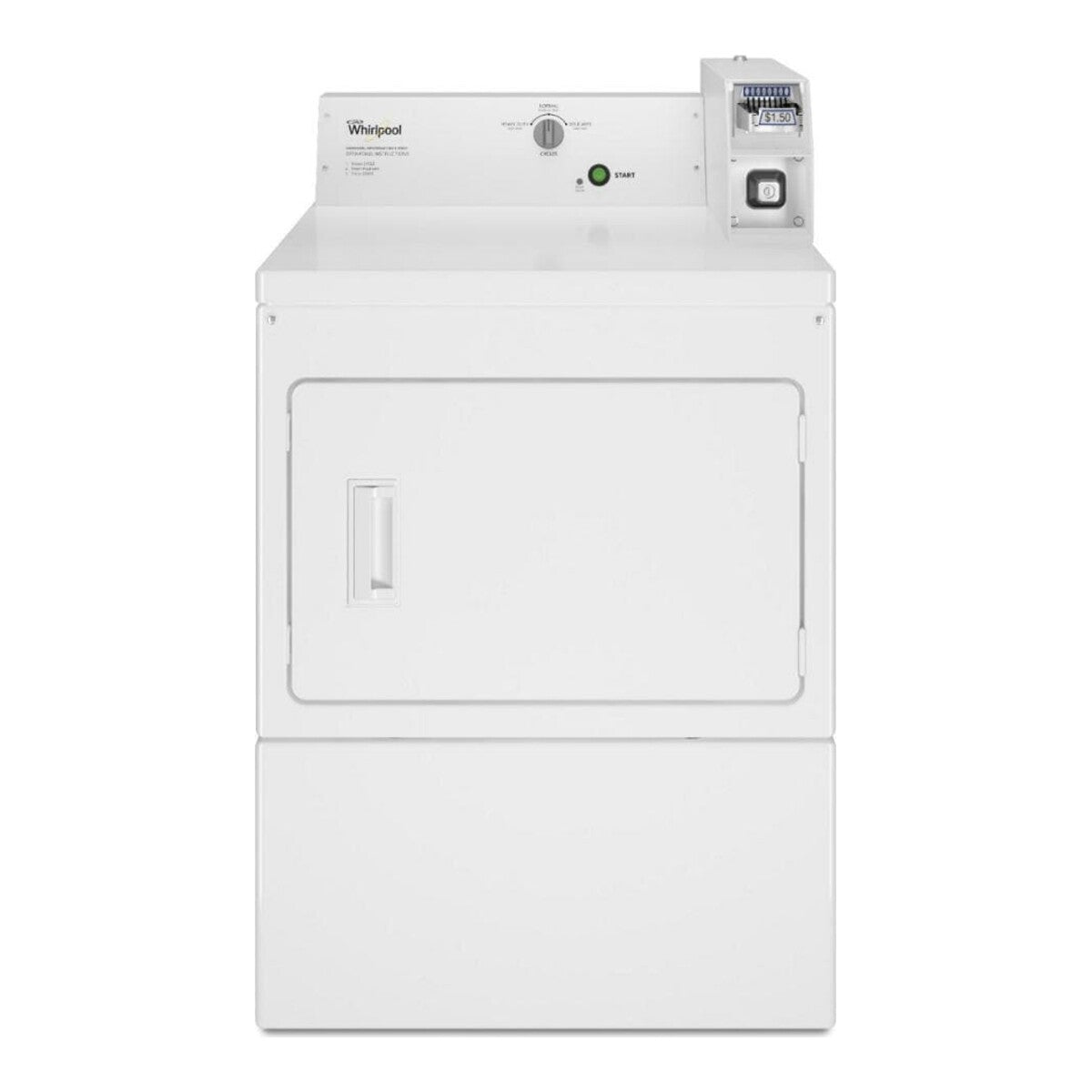 Commercial Electric Super-Capacity Dryer, Coin Slide