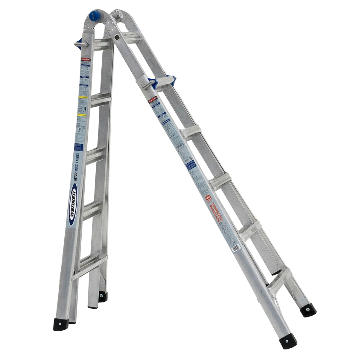 Werner 22 ft. Aluminum Multi-Position Telescoping Ladder