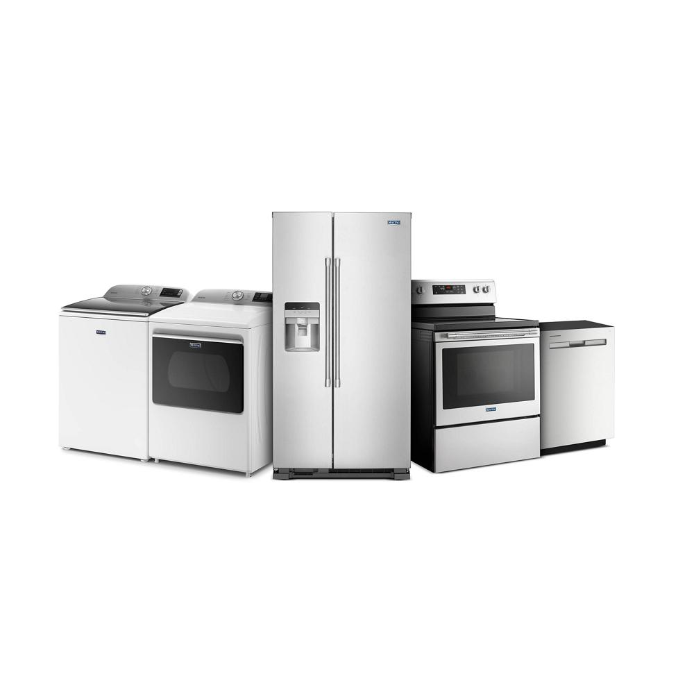 36-Inch Wide Side-by-Side Refrigerator with Exterior Ice and Water Dispenser - 25 Cu. Ft.