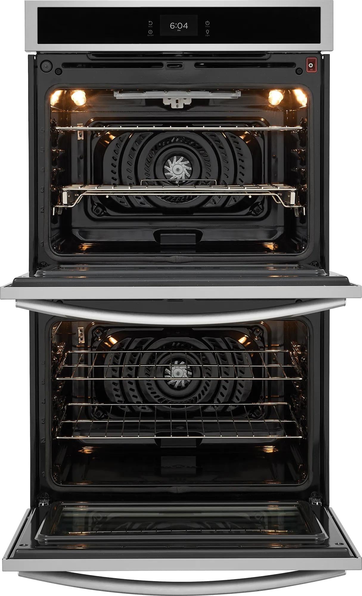 30" Double Electric Wall Oven with Stone-Baked Pizza