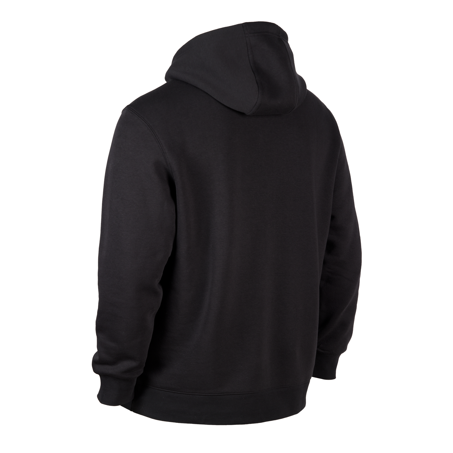 Black pullover hoodie with adjustable hood and ribbed cuffs from women's hoodies & sweatshirts under $100 collection