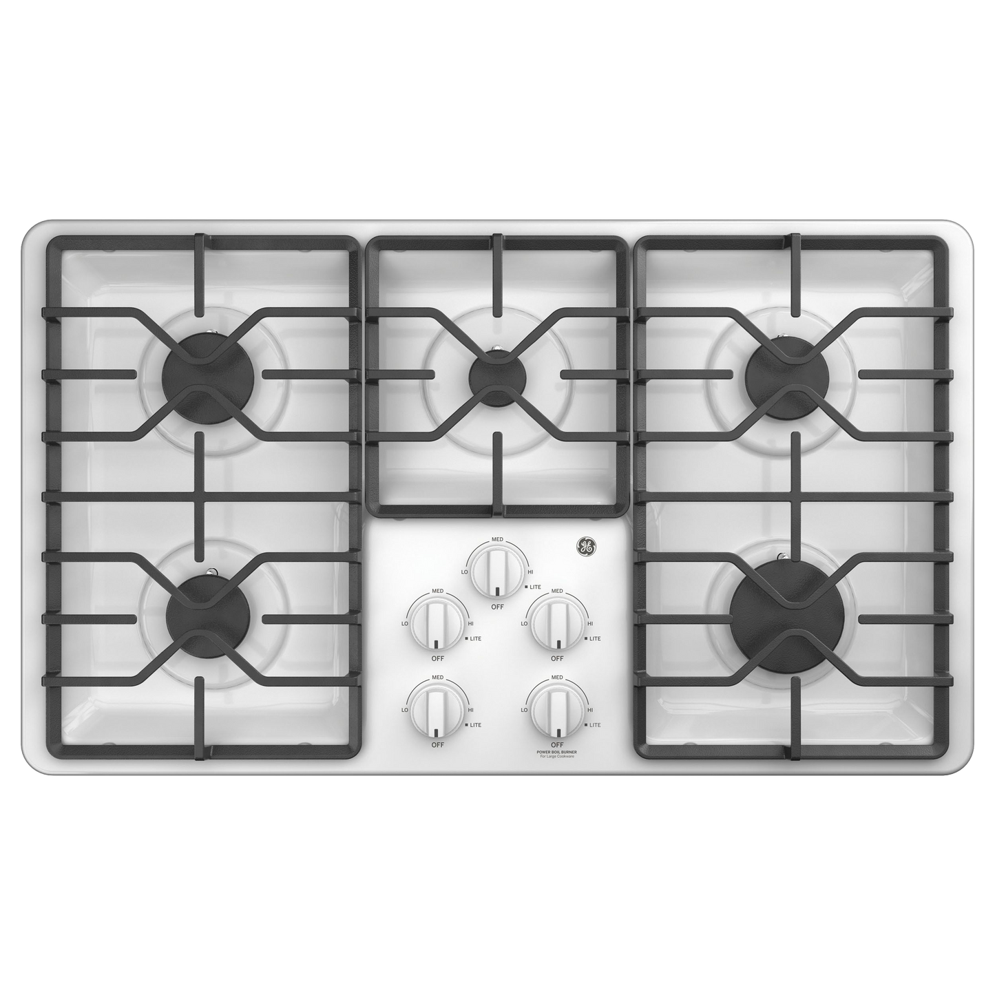 GE® 36" Built-In Gas Cooktop with Dishwasher-Safe Grates