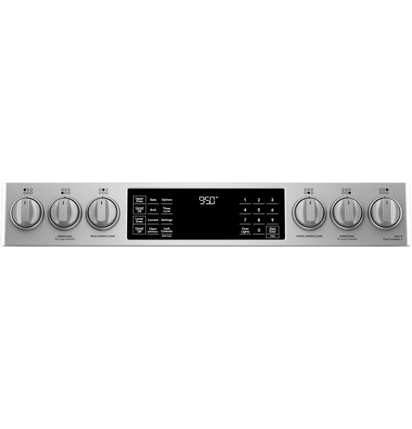 CAFÉ™ 30" Smart Slide-In, Front-Control, Dual-Fuel, Double-Oven Range with Convection