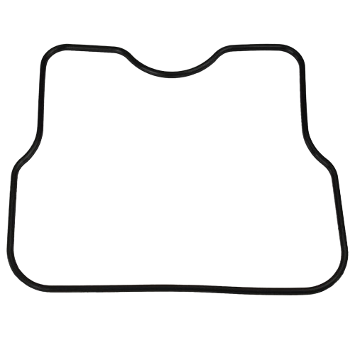Black rubber valve cover gasket designed for sealing engine components in tools and home improvement use