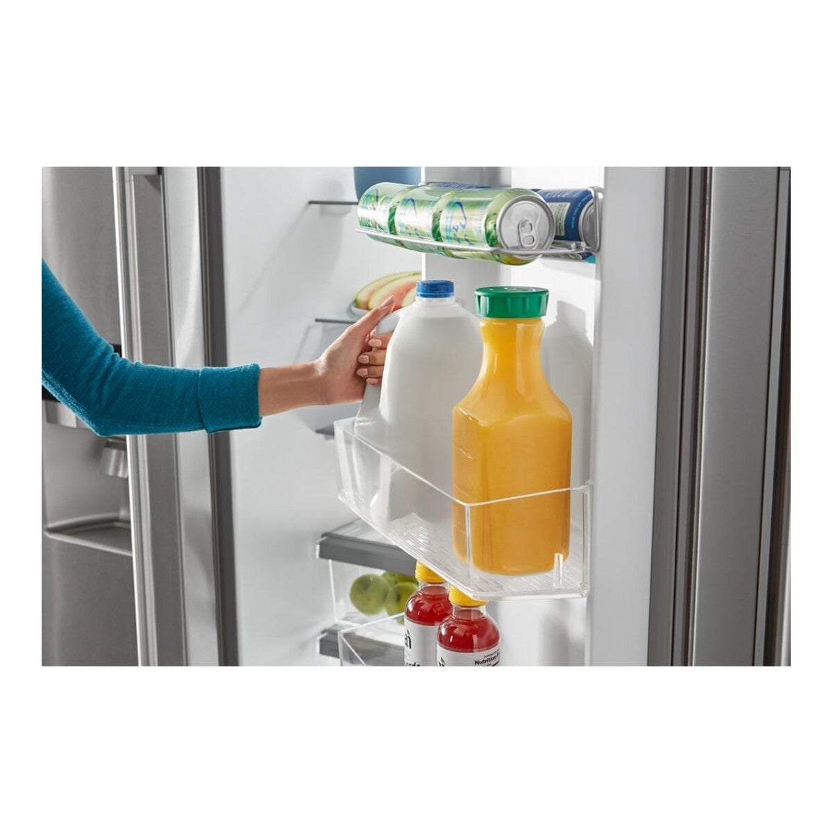 36-Inch Wide Side-by-Side Refrigerator - 25 Cu. Ft.
