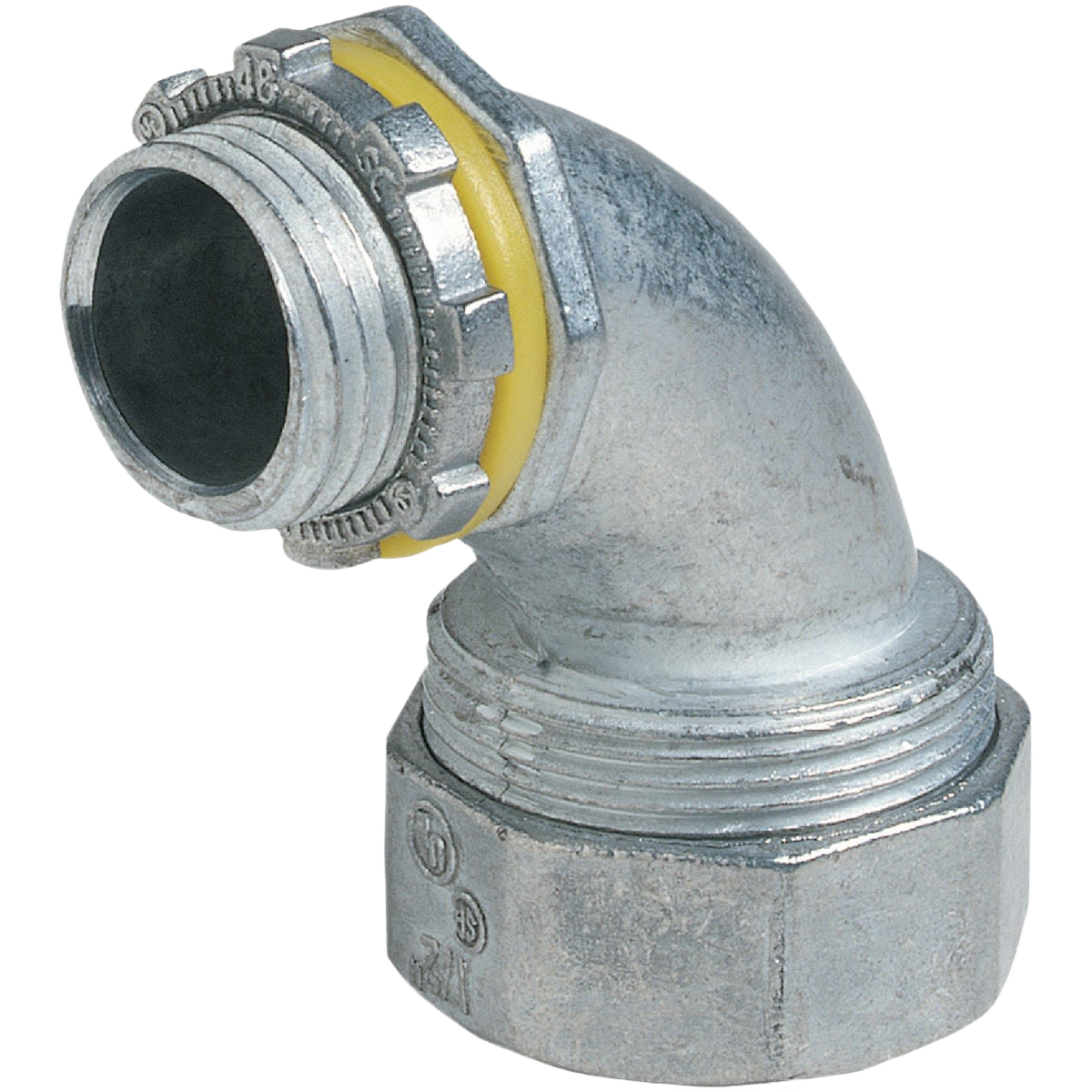 Die-cast zinc 3/4 inch 90-degree liquid tight conduit connector for electrical boxes and fittings under $50 collection