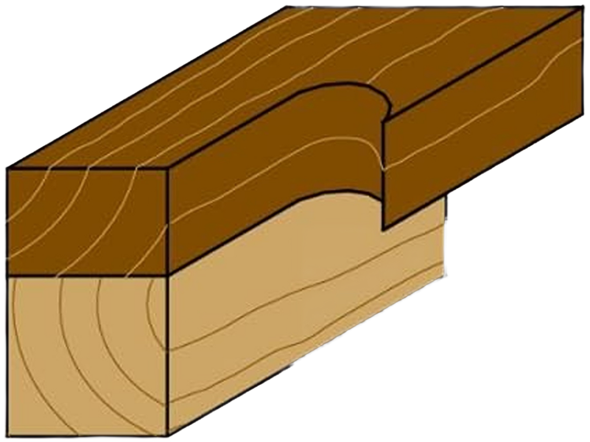 CMT Orange Tools 3/8" Flush Trim Bit, 1/4" Shank