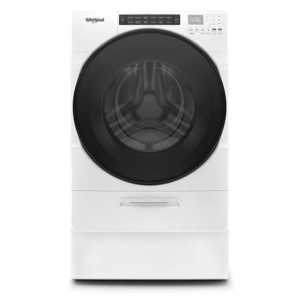 White front load ventless washer dryer with large tinted door and digital control panel in Washer/Dryer Combos collection
