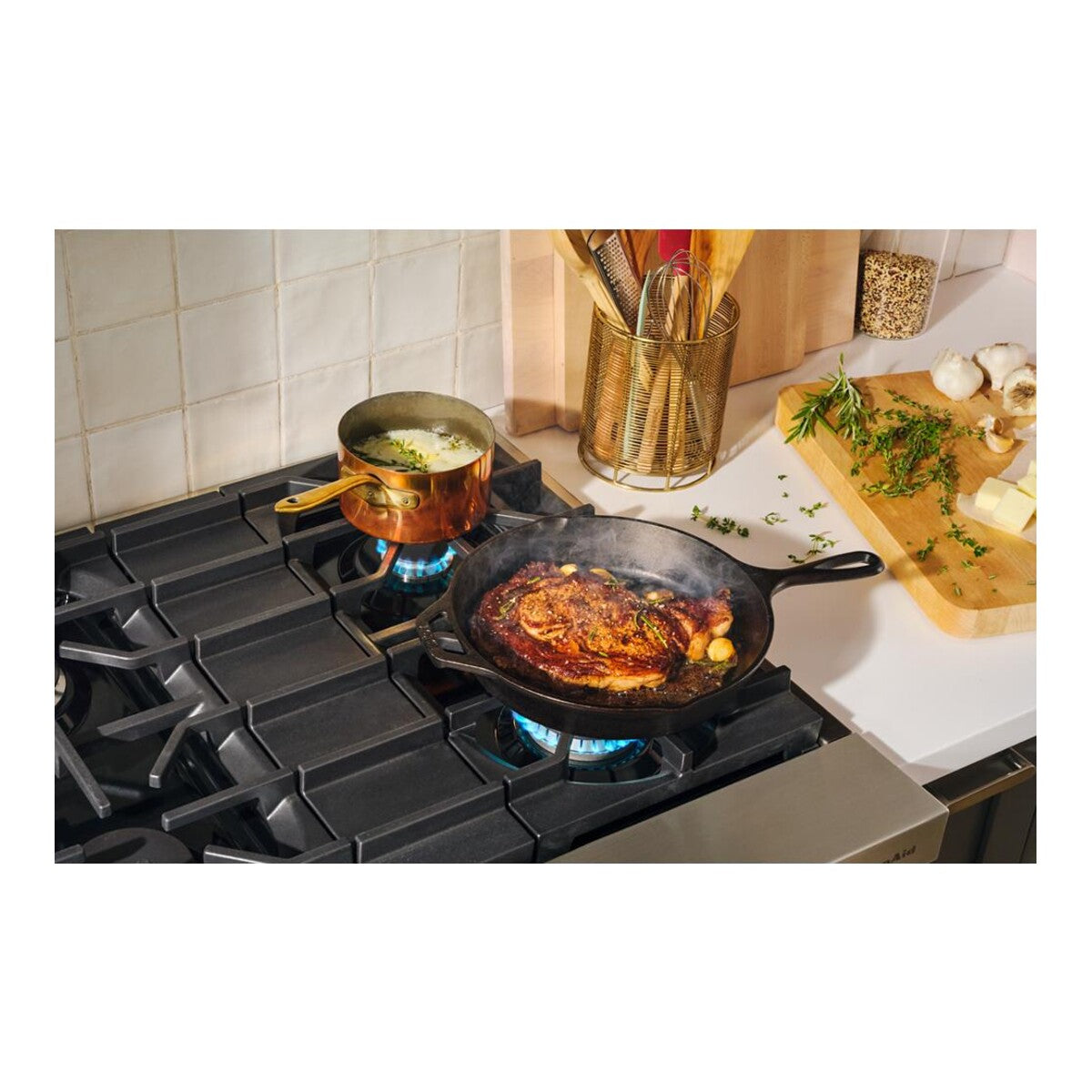 KitchenAid® 30-inch 4-Burner Gas Commercial-Style Rangetop