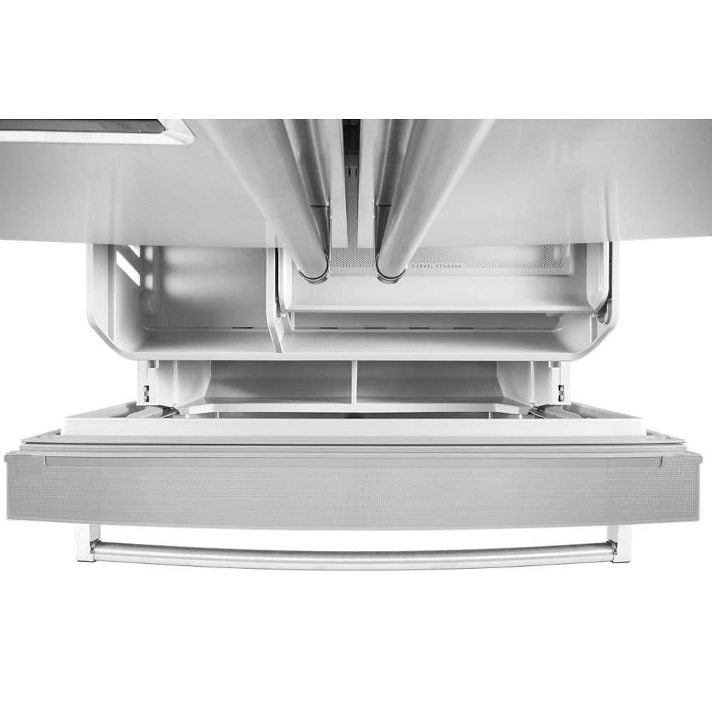 23.8 cu. ft. 36" Counter-Depth French Door Platinum Interior Refrigerator with PrintShield™ Finish