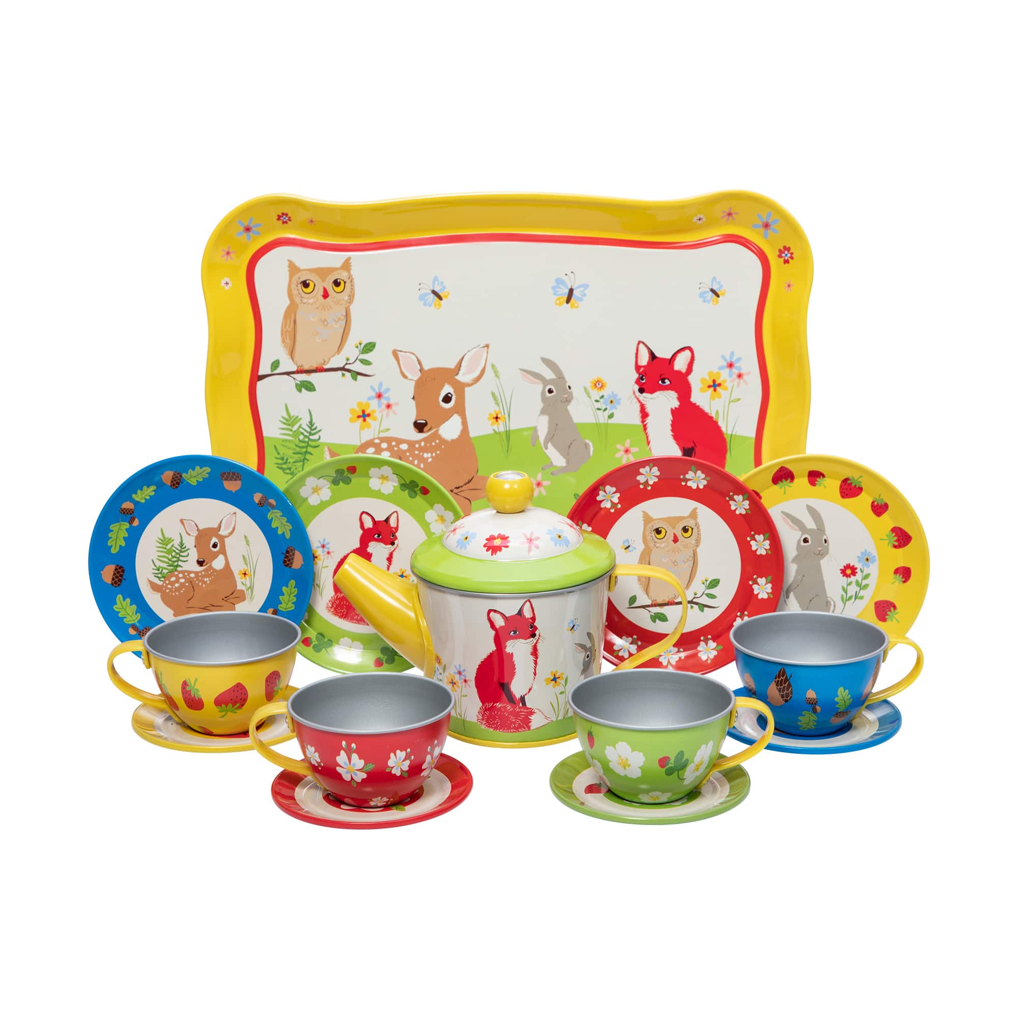 Schylling Forest Friends Tea Set – Imaginative Play Fun