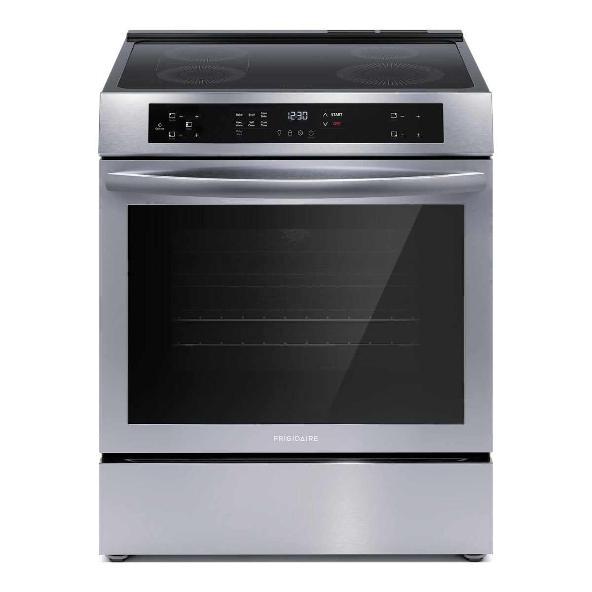 30" Front Control Induction Range with Convection Bake