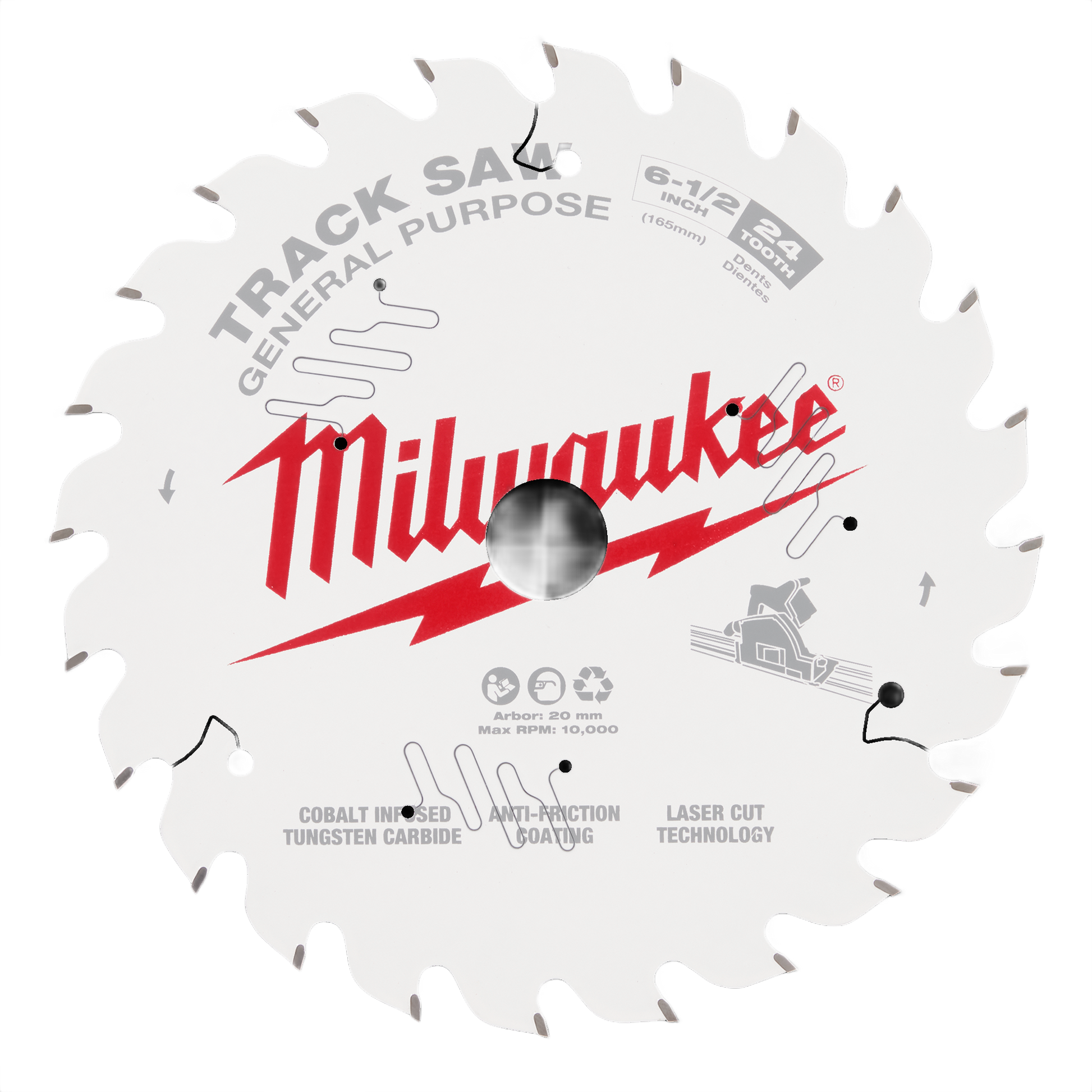 Milwaukee 24-TPI Track Saw Blade for Precise Cuts – Hartville Hardware